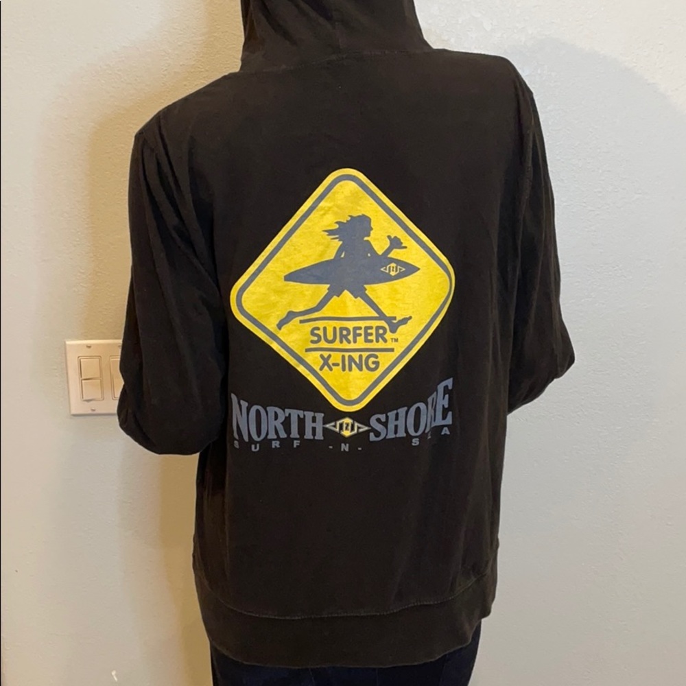 Surf N Sea Women’s Black Pullover Hoodie Size XS - Picture 6 of 9